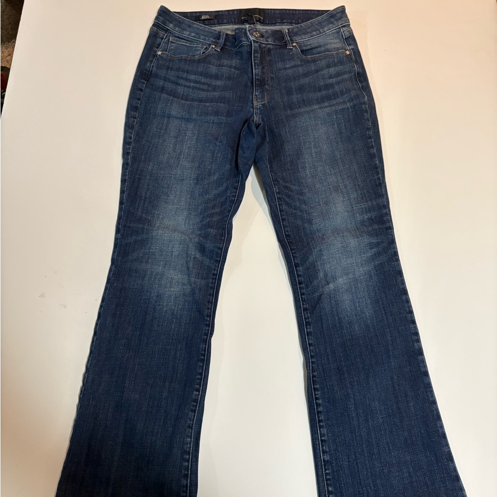 White House Black Market | Dark Blue | Curvy Midrise Boot Jeans | 12Short